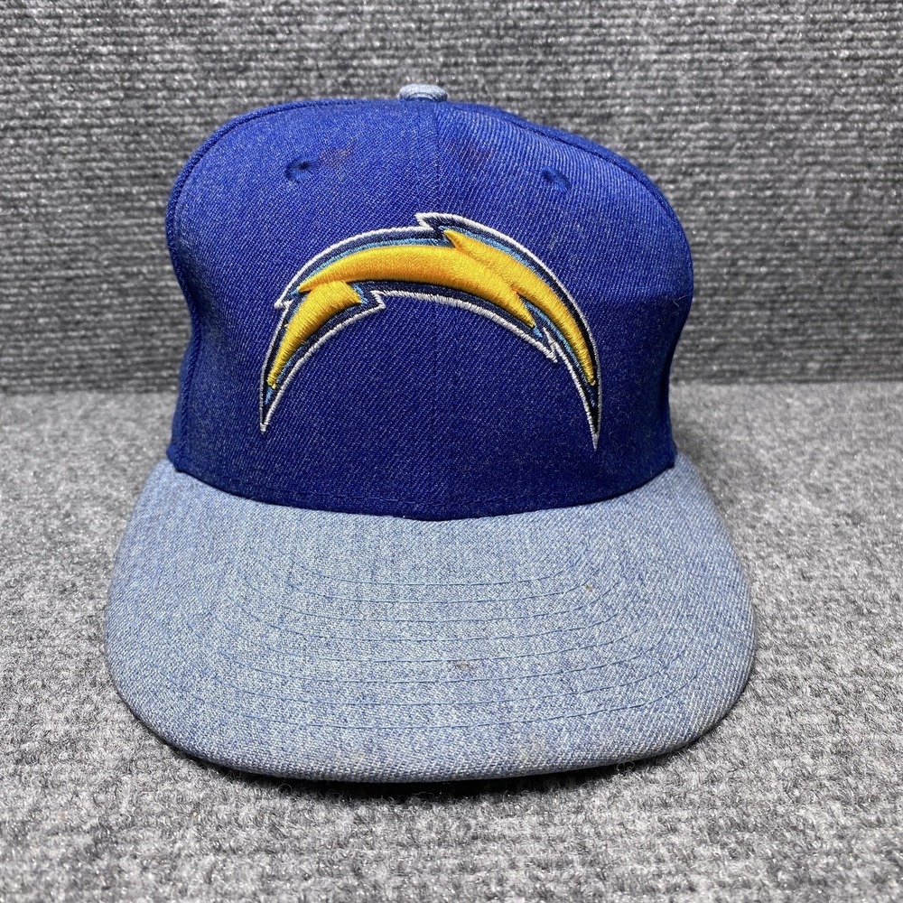 San Diego Chargers Hat Cap Fitted Mens 7 1/8 Blue NFL Football New Era